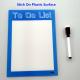 8.5x11 Inch Dry Erase Self Adhesive Whiteboard Sheets PVC WGO Tape Strips