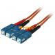 Custom OM2 Optical Fiber Cables SC SC Multimode Fiber Patch Cable