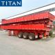 TITAN Flatbed Trailers With Dropside Wall General Cargo Trailer