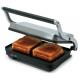 SS Electric 2 Slice Panini Grill Sandwich Maker Flat Plate For Faster Cooking