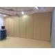 Leather Surface Decorative Soundproof Sliding Partition Wall Panel Width 1200 mm