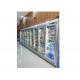 Glass Door Cold Storage Room Built - In Assembled Freezer / Back Loading
