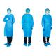 Dustproof CE Dental Blue Medical Disposable Gowns Non Woven SMS Isolation Dental