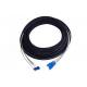 LC Armoured Single Mode Fiber Optic Patch Cords Outdoor Waterproof Fiber Optic Cable