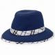 Holiday Summer Sunshade Broad Brimmed Hat Bucket Cap Unisex With Poly String