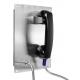 IP66 Vandal Resistant Outdoor Emergency Phone Flush Mounted Handset Phone For Prison