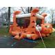 PVC Coated Cartoon Tiger Inflatable Bouncer Castle Blow Up Jumping Castle
