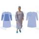 AAMI Level 4 Disposable Doctor Gowns , Disposable Theatre Gowns With 4 Waist Belts