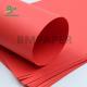 100 - 250gsm Red Color Uncoated Bristol Paper For DIY Craft 1350mm Clear Image