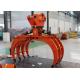 Oem Hydraulic Rotating Grapple / Backhoe Grapple Attachments For Wood Stone Grab