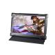 WQHD Picture Small Travel Monitor , Light Weight Nintendo Switch Console Screen