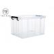 Food Grade Stackable Plastic Storage Bins , 60 Litre Plastic Crate Box