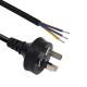 High Efficiency Heavy Duty Flexible AU 2P/3P to Stripped 2C/3C Power Cord for Home Appliances Industrial Equipment