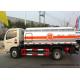 4x2 Refueling Fuel Oil Delivery Truck 4000 L With Dual Circuit Compressed Air Brake