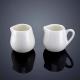 White Coffee Milk Creamer Pitcher Porcelain Small Serving Sauce