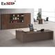 Luxury MDF Office Desk Table For CEO Director Veneer Painting Surface