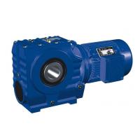 Foot Mounted Blue Silver Black Bevel Gear Reducer For Industrial