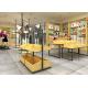 High Class Underwear Display Stand Racks For Cloth Shop Wood Material