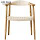 Modern Minimalist Wood Dining Chair Nordic Villa OX Horn Dining Chair 200kg