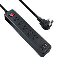 USB C Smart Charger Lightning Protection Plug , Surge Protector Power Strip 10KA