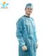 Dust-proof and Waterproof 20gsm blue Disposable Isolation Gown PP PE SMS Isolation Cloth