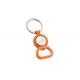 Zinc Alloy Metal Shopping Trolley Coin Holder Keyring Round Bottle Opener