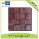 Wall tiles mosaic in antique wood decoration