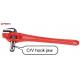 90Degree Offset Pipe Wrench Cr-V Steel 14 18 Offset Self Clamping