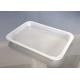 240x170x20 Mm Disposable Plastic Display Tray PP White Square Plastic Skin Tray Sea Food