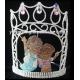 Back to school theme pageant crowns and tiaras custom your logo name in the band crown supplier pai crown jewelry