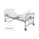 Simple home Manual Double Crank Medical Hospital Beds with No Guardrail