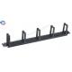 Brush Rings Horizontal Cable Manager 19 Inch Wall Mount Rack