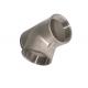 1 / 2 High Pressure 304 Stainless Steel Pipe Fittings Stainless Steel Reducing Tee