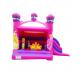 Princess Inflatable Bouncy House jumping With Pillar And Crown