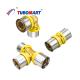 PEX Press Fittings Corrosion Resistant Connectors For Residential / Commercial PEX Tubing