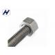 4140 Material Hex Head Nuts B7 2H Anodic Oxidation 6mm Stud Bolt
