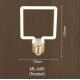 Modern Simple Dimmable Filament Bulb Squre 4w Led Edison Bulb E27 Dimmable