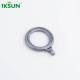 ABS Plastic Drapery Curtain Rod Rings Sapphire Color With Sanding Process