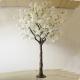 Wedding decoration plastic white artificial japanese cherry blossom tree