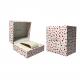 Polka Dot Wrist Watch Packaging Boxes Two Piece Lift Off Cardboard Gift