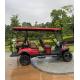 6 Person Electric Luxury Golf Cart Keyless Start 10 Inch Display 14 Inch Wheels