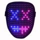 5V 1A LED Face Mask With Gesture Sensing Light Up Glowing In The Dark