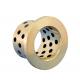 Brass High Strength Flange Embedded Graphite Plugged Bushings Mating Housing Shaft Tolerance