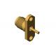 2.92mm Female 2 Holes Flange RF Connector Brass