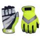 Spandex Traffic Safety Gloves , Reflective Traffic Gloves Free Sample