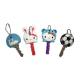 Hello Kitty Cartoon Key Cover, Personalized Soft PVC Keychain With Ball Chain