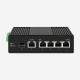 IP30 Grade Industrial Smart Managed PoE Switch DIN Rail Mounting 44-57VDC