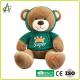 CE 30cm Plush Teddy Bear Reinforced Stitching With Hoodie