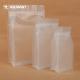 250g Flat Bottom Bags Plastic Food Packaging Heat Seal Transparent Zipper Bags