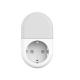 White Color 16a Smart Plug Socket , Google Home Mini Eu Plug Easy To Install